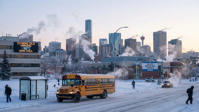 [12월19일]'극한 한파 경보' 발령, 스쿨버스 일부 운행 중단