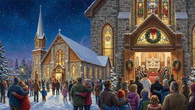 [12월21일]화재로 무너진 모린빌 성당, 4년 만에 재건 후 첫 미사