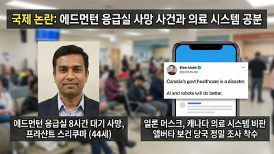 에드먼턴 응급실 사망 사건에 대한 일론 머스크의 비판