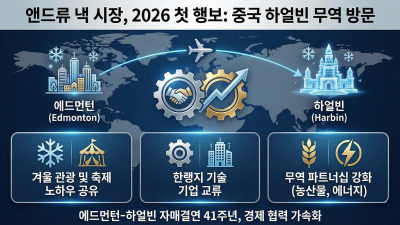 시청에서 대륙으로, 앤드류 낵 시장... 2026년 첫 행보로 중국 하얼빈 무역 방문 나서